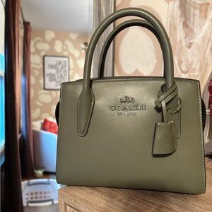 Coach Sage Green Leather Handbag